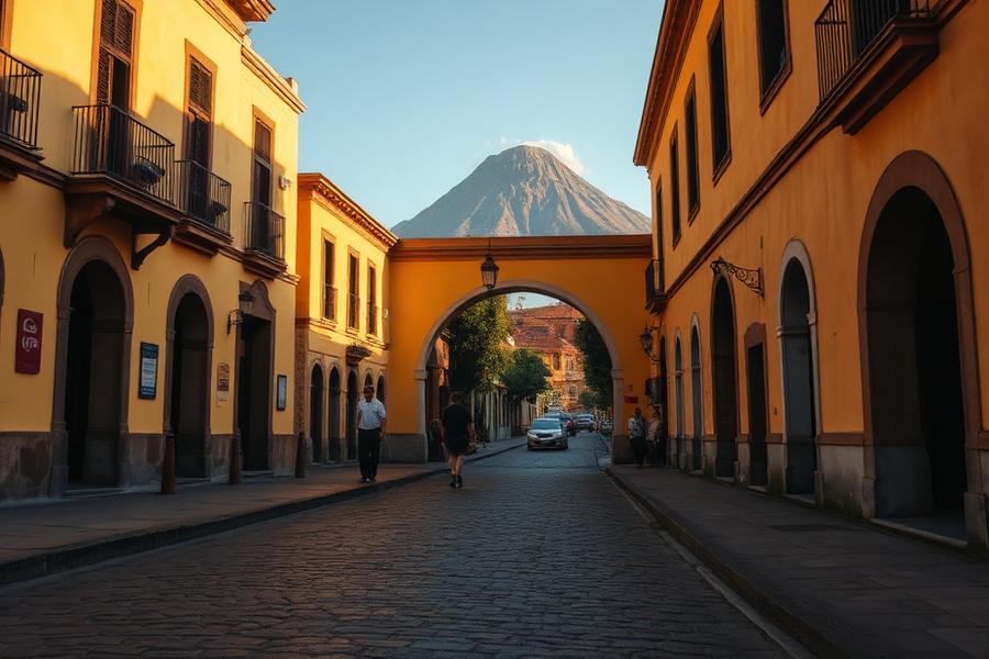 Antigua, Guatemala — where Melissa traveled with ZFG